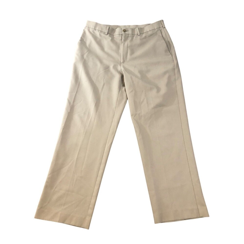 Pro Tour Coolplay Golf Pants Mens Beige 34x29 Performance 100% Polyester